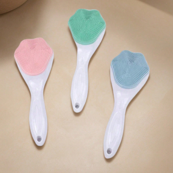 1 Pcs Silicone Cat's Claw Handle Face Washing Brush